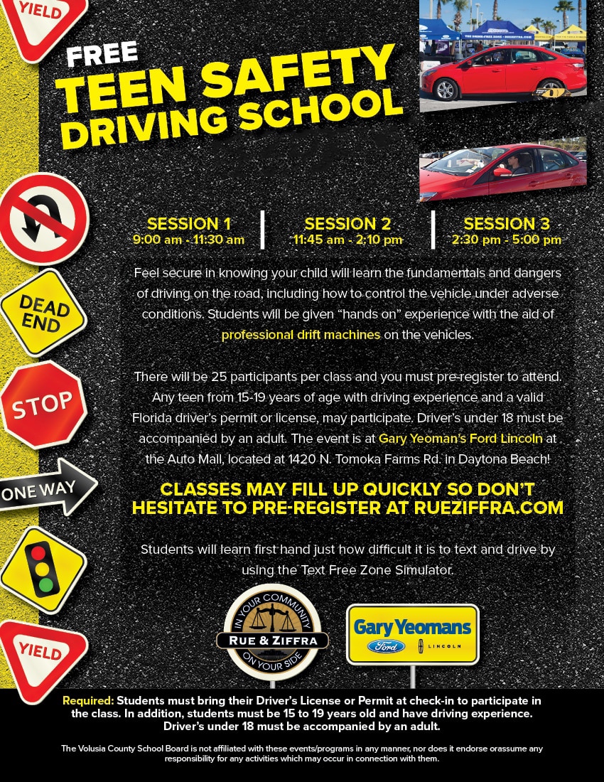 teen safety driving school